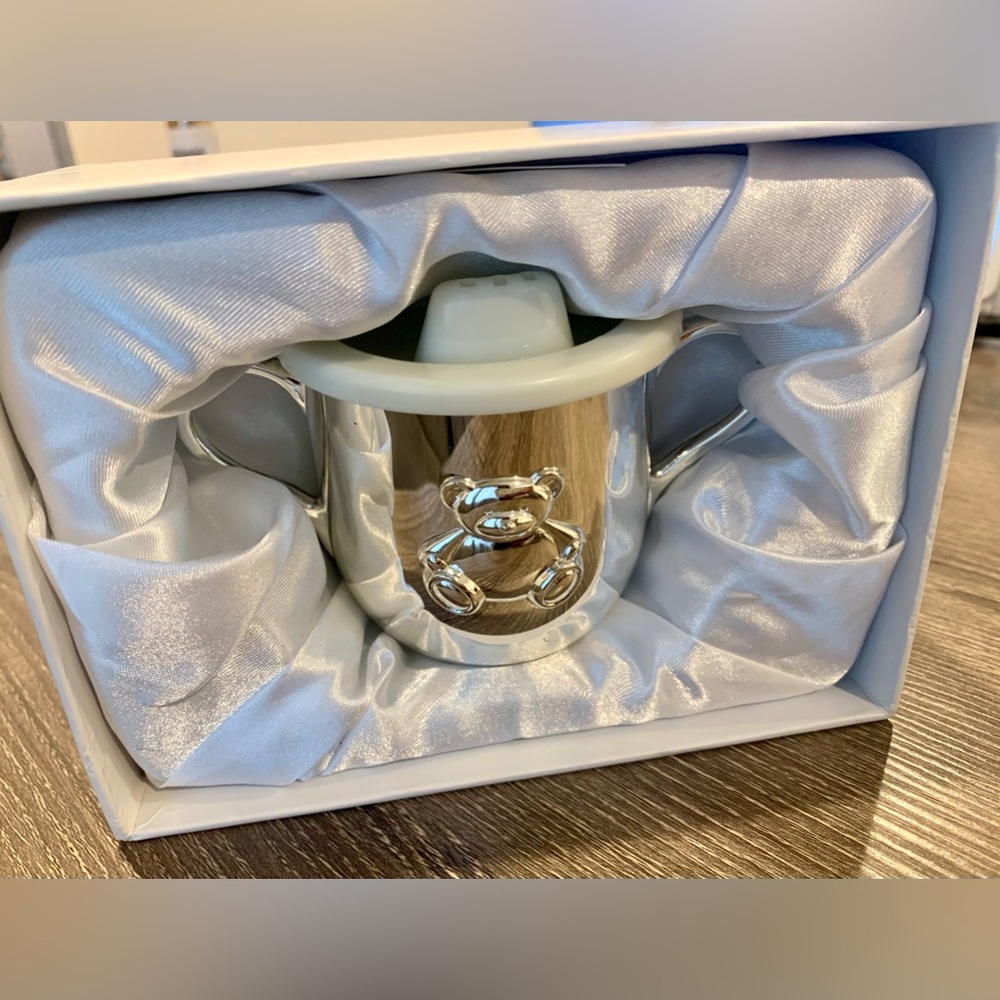 Things Remembered Silver Baby bear cup
